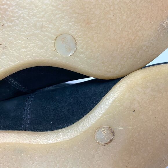 Vince Camuto Booties 6 36 Ankle Boots Black Suede Leather BCBGMaxazria - Picture 7 of 11